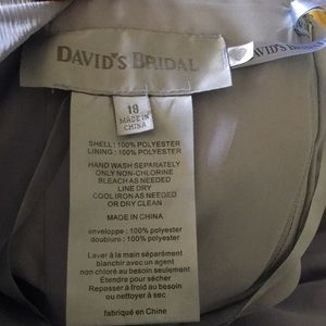 Bridesmaid dress size 18